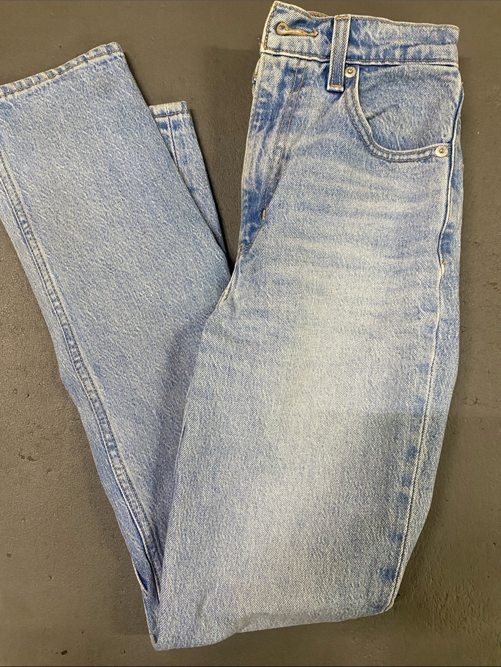 Levi's Light Blue 70s Straight Leg Jeans